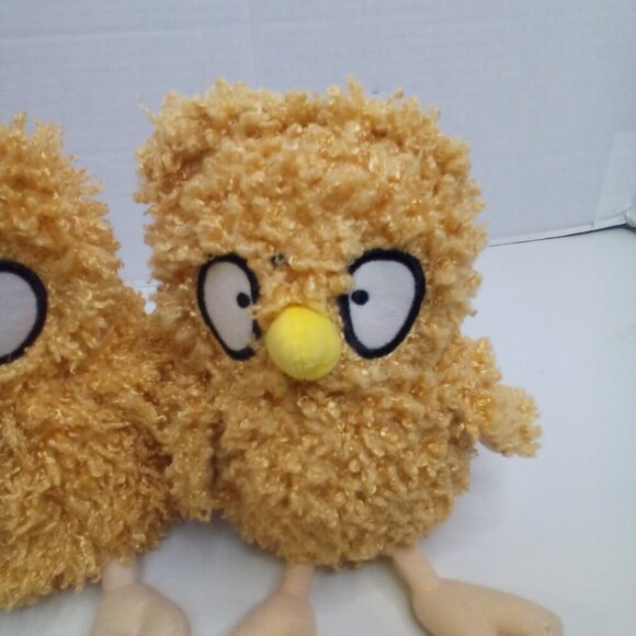 Fiesta Mr Frizzle Plush Chicken NO GLASSES 7.5" Lot of 2 - Picture 4 of 13